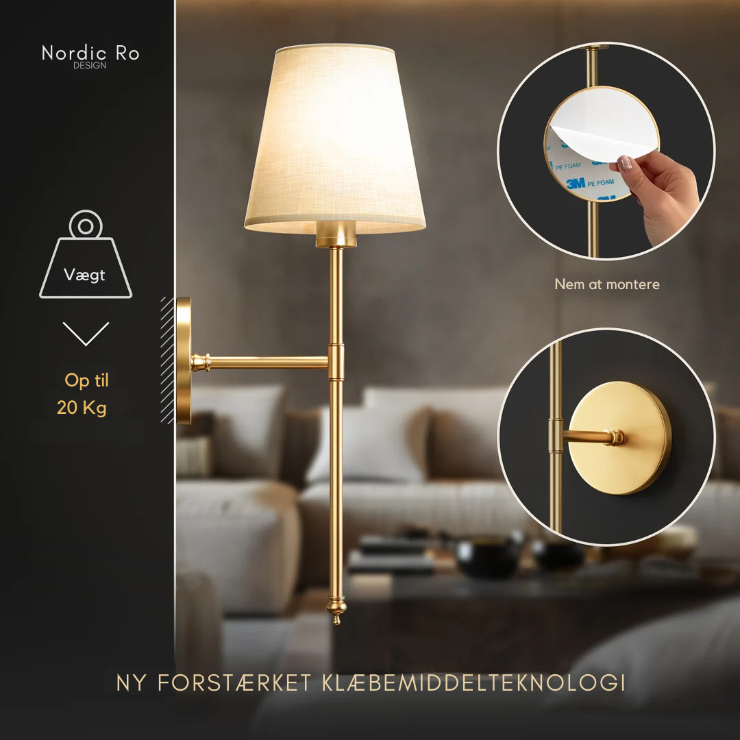 Nordic Ro Væglampe (trådløs)